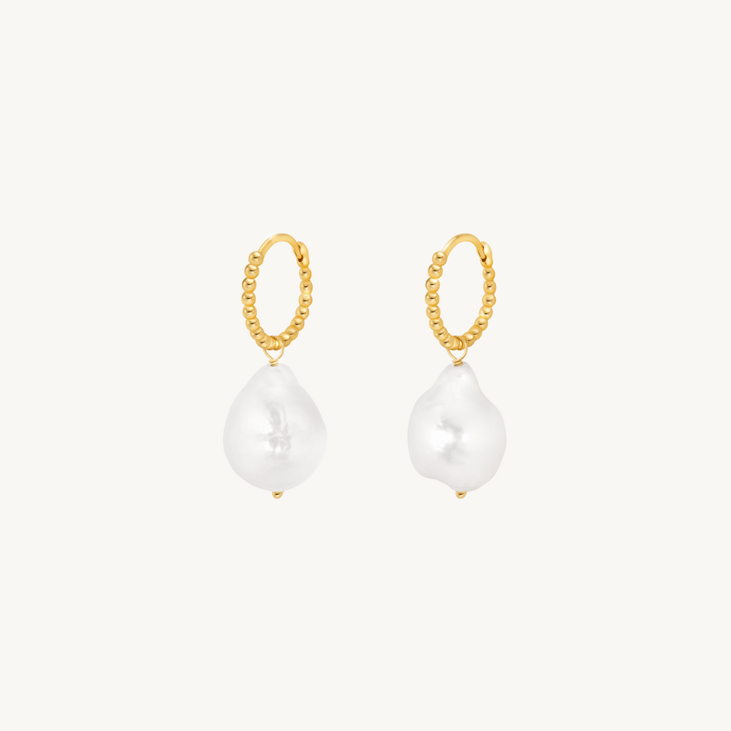 Baroque pearl earrings by Misia Mae 