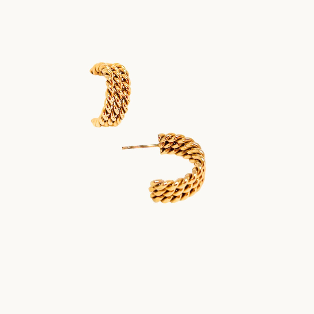 Ropes earrings from the Ines collection from Misia Mae London